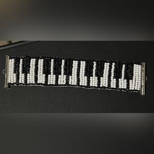 Keys of a piano bracelet